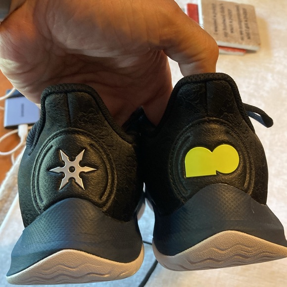 Nike Tennis Naomi Osaka Black and Neon Yellow Tennis Shoes - Picture 13 of 13